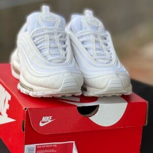 Nike Kids Air Max 97 White Sneakers